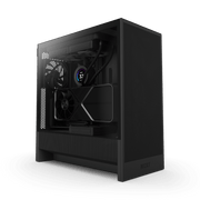 NZXT CHASSIS H5 FLOW (2024) COMPACT MID - TOWER ATX CASE - ALL BLACK - CC - H52FB - 01 - SWIFT PERIPHERALSNZXT0242