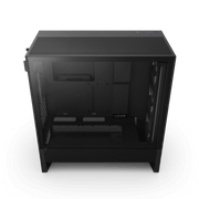NZXT CHASSIS H5 FLOW RGB (2024) COMPACT MID - TOWER ATX CASE ALL BLACK - CC - H52FB - R1 - SWIFT PERIPHERALSNZXT0244