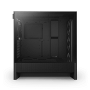 NZXT CHASSIS H5 FLOW RGB (2024) COMPACT MID - TOWER ATX CASE ALL BLACK - CC - H52FB - R1 - SWIFT PERIPHERALSNZXT0244
