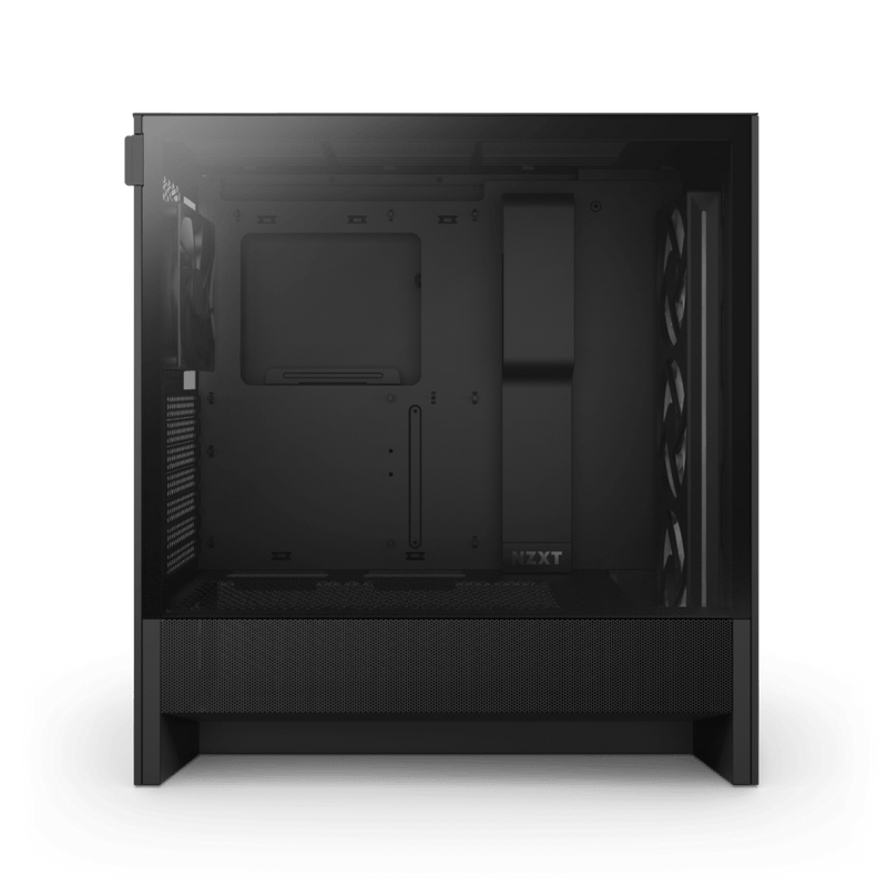 NZXT CHASSIS H5 FLOW RGB (2024) COMPACT MID - TOWER ATX CASE ALL BLACK - CC - H52FB - R1 - SWIFT PERIPHERALSNZXT0244