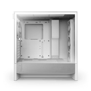 NZXT CHASSIS H5 FLOW RGB (2024) COMPACT MID - TOWER ATX CASE ALL WHITE - CC - H52FW - R1 - SWIFT PERIPHERALSNZXT0243