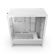 NZXT CHASSIS H5 FLOW RGB (2024) COMPACT MID - TOWER ATX CASE ALL WHITE - CC - H52FW - R1 - SWIFT PERIPHERALSNZXT0243