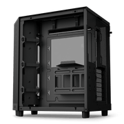 NZXT CHASSIS H6 FLOW (2023) COMPACT DUAL - CHAMBER ATX CASE W/O PSU - ALL BLACK - CC - H61FB - 01 - SWIFT PERIPHERALS1092191
