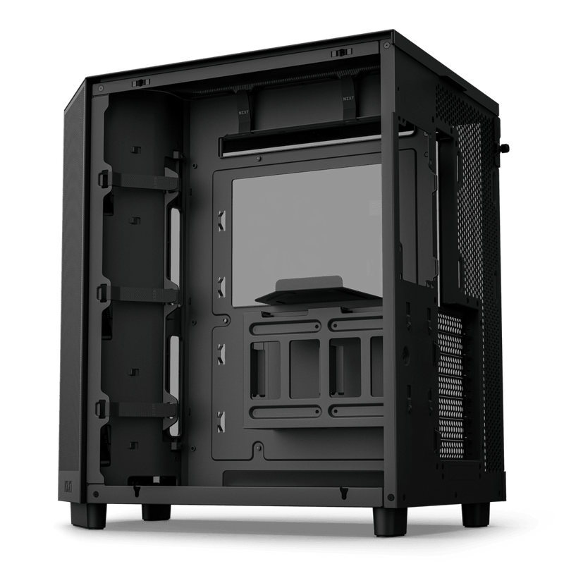 NZXT CHASSIS H6 FLOW (2023) COMPACT DUAL - CHAMBER ATX CASE W/O PSU - ALL BLACK - CC - H61FB - 01 - SWIFT PERIPHERALS1092191