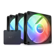 NZXT F120 RGB CORE 120MM CABINET FAN BLACK TRIPLE PACK (RF - C12TF - B1) - SWIFT PERIPHERALS1090614