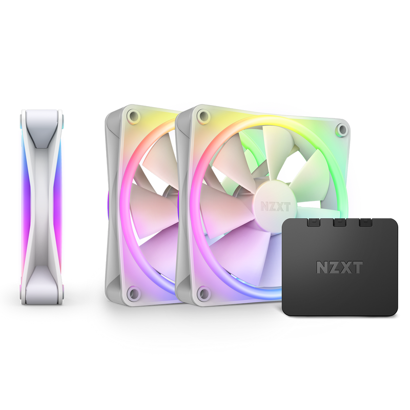 NZXT F120 RGB DUO 120MM CABINET FAN (TRIPLE PACK) - SWIFT PERIPHERALS1090616