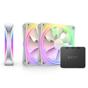 NZXT F120RGB DUO - 120MM DUAL - SIDED RGB FAN - TRIPLE PACK (WHITE) W/RGB CONTROLLER - RF - D12TF - W1 - SWIFT PERIPHERALS1092197