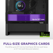 NZXT H3 FLOW (2025) MICRO - ATX MID - TOWER GAMING CABINET - BLACK (CC - H31FB - 01) - SWIFT PERIPHERALS1093909