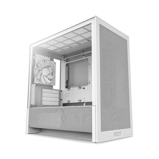 NZXT H3 FLOW (2025) MICRO - ATX MID - TOWER GAMING CABINET - WHITE (CC - H31FW - 01) - SWIFT PERIPHERALS1093910