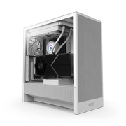 NZXT H5 FLOW COMPACT MID TOWER ATX CABINET WHITE (CC - H52FW - 01) - SWIFT PERIPHERALS1090611