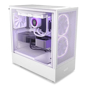NZXT H5 FLOW MID - TOWER ATX CABINET WHITE - SWIFT PERIPHERALS1084205