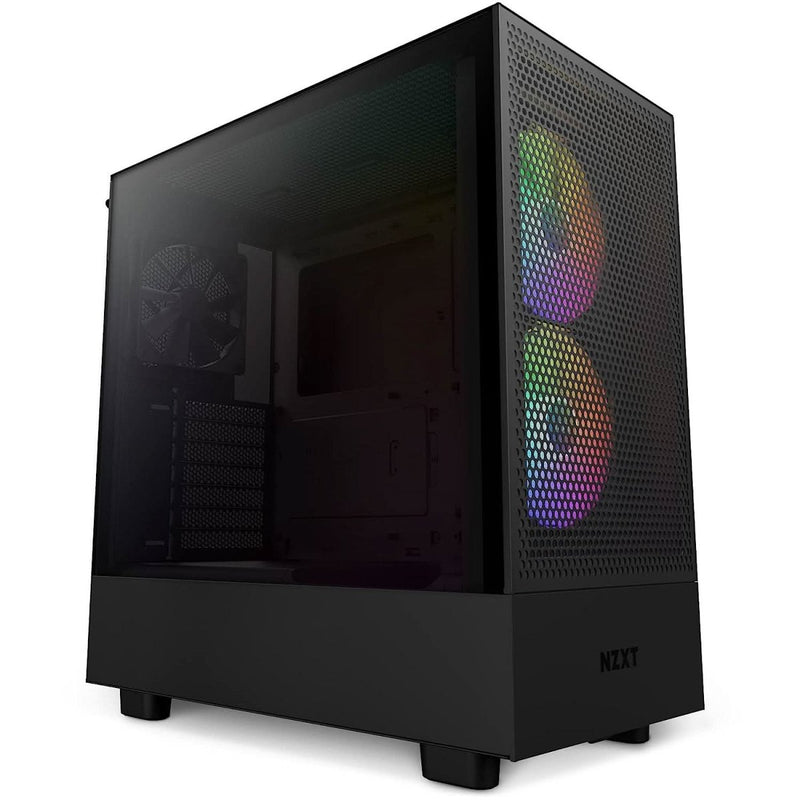 NZXT H5 FLOW RGB MID - TOWER ATX CABINET BLACK - SWIFT PERIPHERALS1085861
