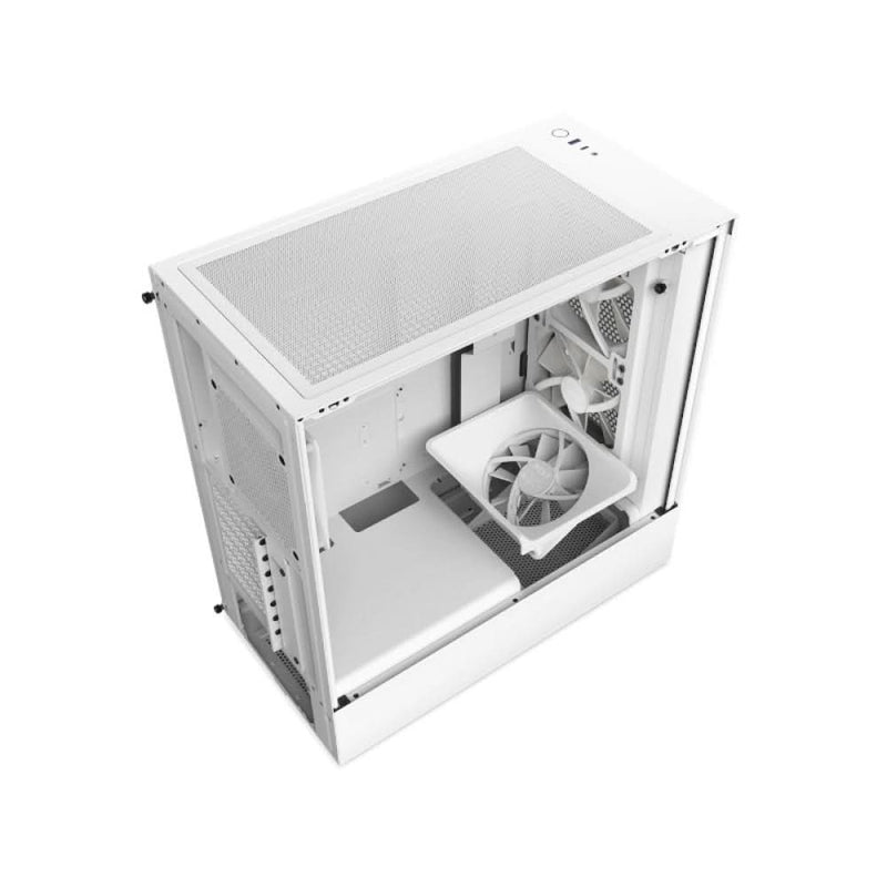 NZXT H5 FLOW RGB MID - TOWER ATX CABINET WHITE - SWIFT PERIPHERALS1085862