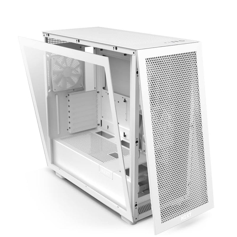 NZXT H7 FLOW MID - TOWER E - ATX CABINET WHITE - SWIFT PERIPHERALS1082284