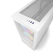 NZXT H7 FLOW MID - TOWER WITH RGB FANS CABINET WHITE CM - H72FW - R1 - SWIFT PERIPHERALS1085237