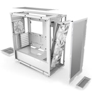 NZXT H7 FLOW MID - TOWER WITH RGB FANS CABINET WHITE CM - H72FW - R1 - SWIFT PERIPHERALS1085237