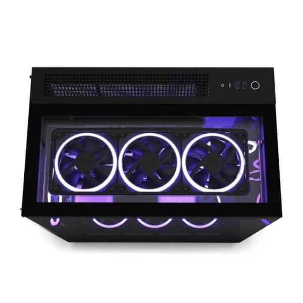 NZXT H9 ELITE MID - TOWER ATX CABINET BLACK CM - H91EB - 01 - SWIFT PERIPHERALS1084055