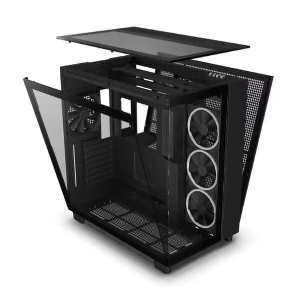 NZXT H9 ELITE MID - TOWER ATX CABINET BLACK CM - H91EB - 01 - SWIFT PERIPHERALS1084055