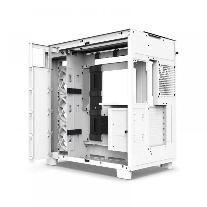 NZXT H9 ELITE MID - TOWER ATX CABINET WHITE CM - H91EW - 01 - SWIFT PERIPHERALS1084056