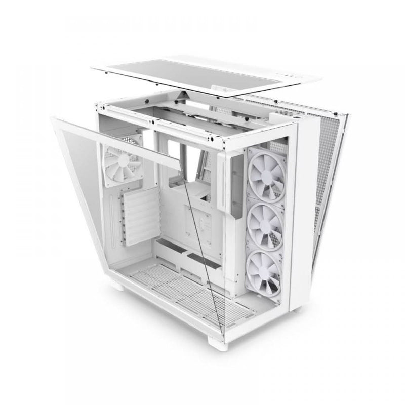NZXT H9 ELITE MID - TOWER ATX CABINET WHITE CM - H91EW - 01 - SWIFT PERIPHERALS1084056