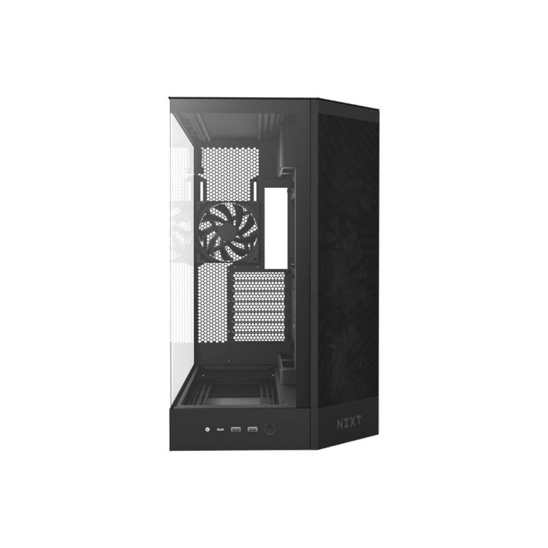 NZXT H9 Flow Mid Tower Cabinet - Black (CM - H92FB - 01) - SWIFT PERIPHERALS1095799