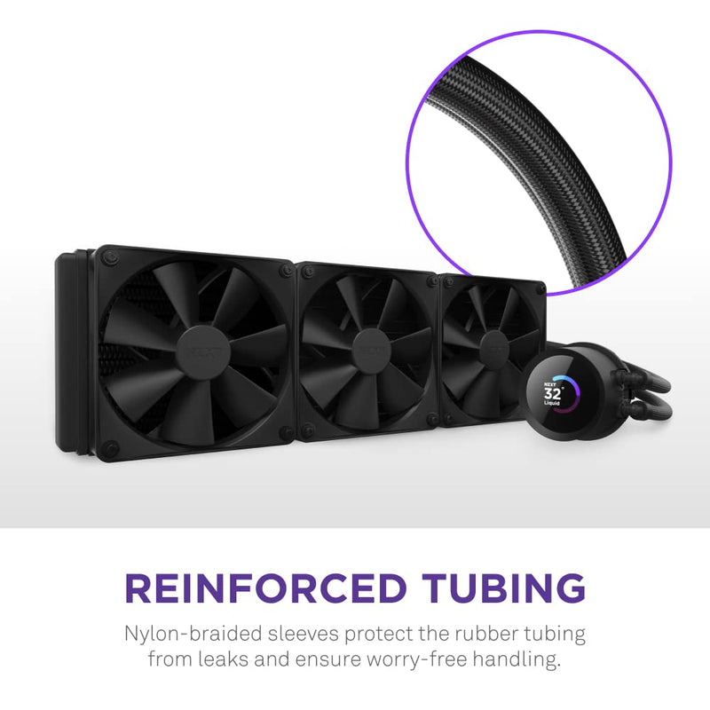NZXT KRAKEN 360MM AIO LIQUID COOLER BLACK RL - KN360 - B1 - SWIFT PERIPHERALS1085684