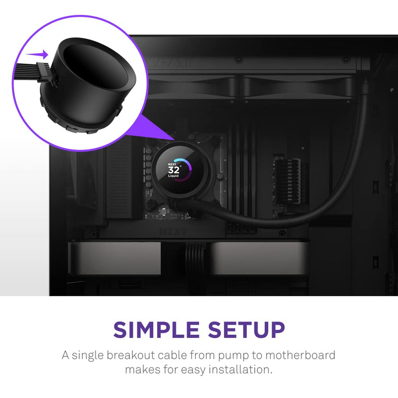 NZXT KRAKEN 360MM AIO LIQUID COOLER BLACK RL - KN360 - B1 - SWIFT PERIPHERALS1085684