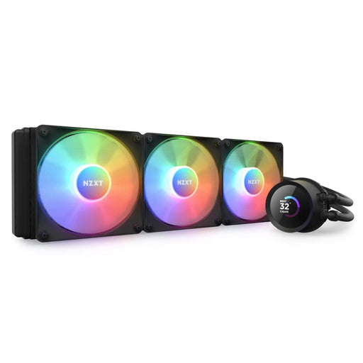 NZXT KRAKEN 360MM RGB AIO LIQUID COOLER BLACK - SWIFT PERIPHERALS1085688