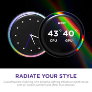 NZXT KRAKEN ELITE 360 RGB V2 - 360MM AIO LIQUID COOLER RGB CORE FAN - SINGLE FRAME (BLACK) - RL - KR36E - B2 - SWIFT PERIPHERALS1092194