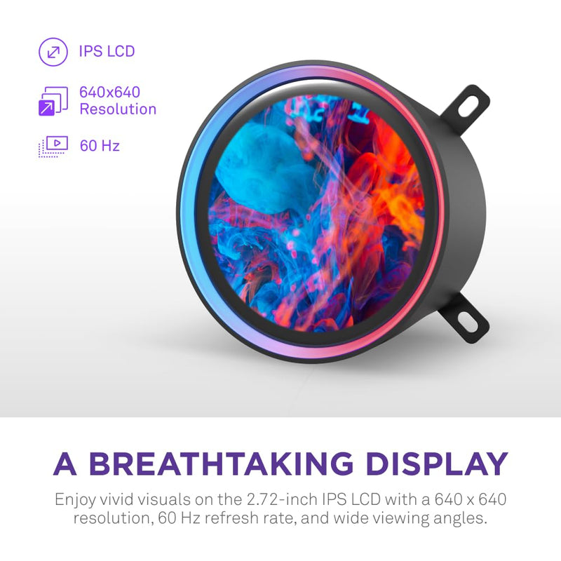 NZXT KRAKEN ELITE 420 RGB 420MM CPU LIQUID COOLER (BLACK) - RL - KR42E - B2 - SWIFT PERIPHERALS1093931