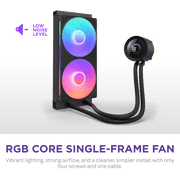 NZXT Kraken Plus 240 RGB 240mm AIO Liquid Cooler with 1.54 - inch LCD - SWIFT PERIPHERALSRL-KR240-B2