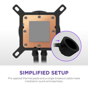 NZXT Kraken Plus 240 RGB 240mm AIO Liquid Cooler with 1.54 - inch LCD - SWIFT PERIPHERALSRL-KR240-B2