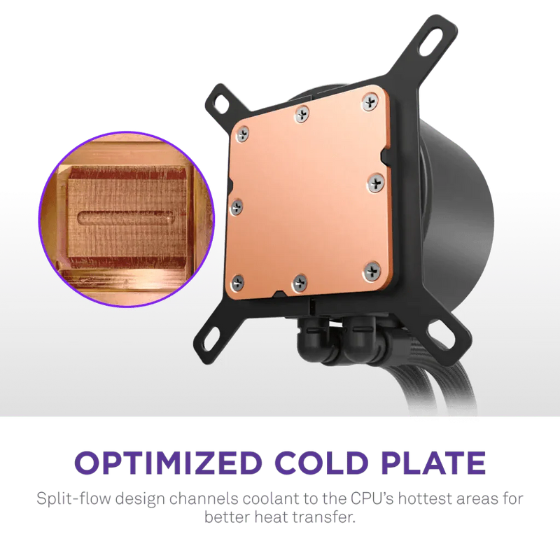 NZXT Kraken Plus 240 RGB 240mm AIO Liquid Cooler with 1.54 - inch LCD - SWIFT PERIPHERALSRL-KR240-B2