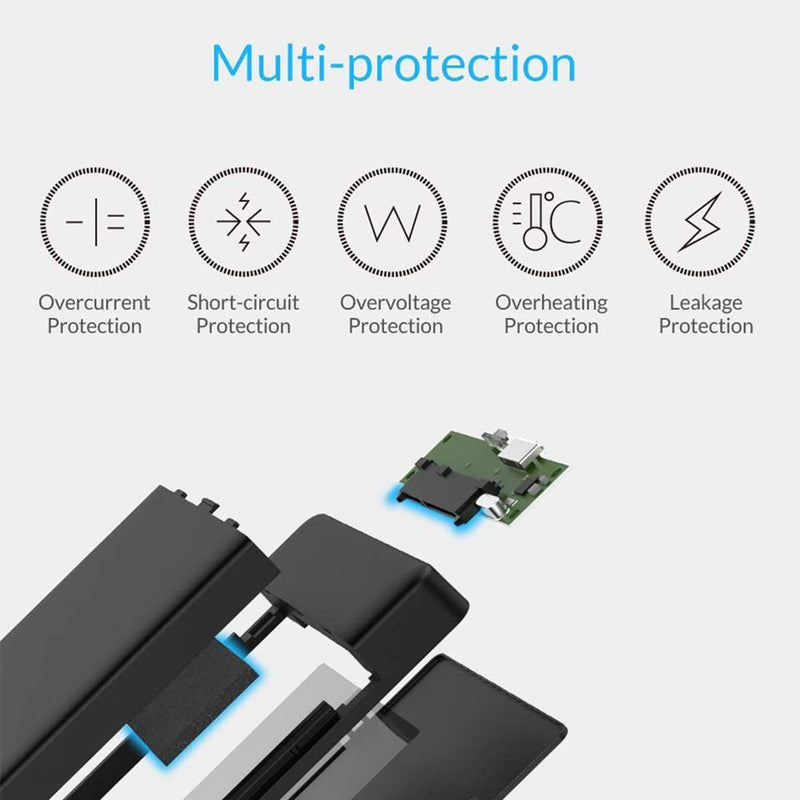 ORICO 2588US3 2.5 inch USB3.0 Hard Drive Enclosure with SuperSpeed USB 3.0 - SWIFT PERIPHERALS2588US3-V1-BL-BP