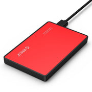 ORICO 2588US3 2.5 inch USB3.0 Hard Drive Enclosure with SuperSpeed USB 3.0 - SWIFT PERIPHERALS2588US3-V1-RD-BP