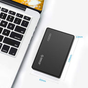 ORICO 2588US3 2.5 inch USB3.0 Hard Drive Enclosure with SuperSpeed USB 3.0 - SWIFT PERIPHERALS2588US3-V1-BL-BP