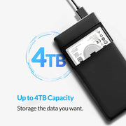 ORICO 2588US3 2.5 inch USB3.0 Hard Drive Enclosure with SuperSpeed USB 3.0 - SWIFT PERIPHERALS2588US3-V1-BL-BP