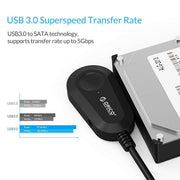 ORICO 35UTS 3.5 inch USB 3.0 Hard Drive Adapter with SATA III - SWIFT PERIPHERALS35UTS-EU-BK-BP