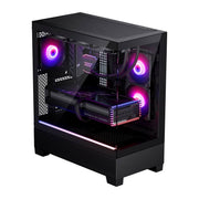 PHANTEKS 523 XT VIEW MID - TOWER E - ATX CABINET BLACK - SWIFT PERIPHERALS1088001