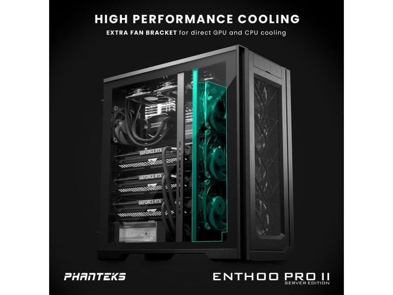 PHANTEKS ENTHOO PRO 2 SERVER EDITION TG MID - TOWER E - ATX CABINET BLACK - SWIFT PERIPHERALS1087893