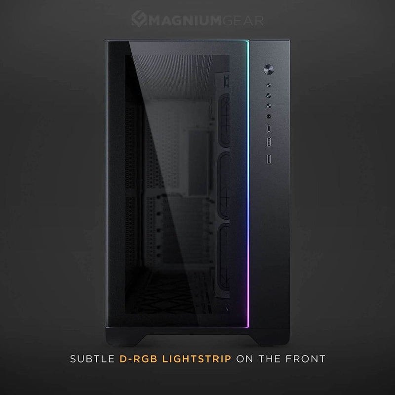 PHANTEKS MAGNIUMGEAR NEO QUBE 2 INFINITY MID - TOWER E - ATX DRGB CABINET BLACK - SWIFT PERIPHERALS1085596