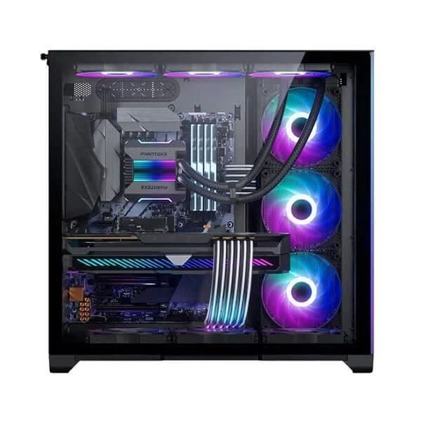 PHANTEKS METALLICGEAR NEO QUBE 2 DRGB MID - TOWER E - ATX CABINET BLACK - SWIFT PERIPHERALS1082051