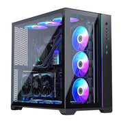 PHANTEKS METALLICGEAR NEO QUBE MID - TOWER CABINET BLACK - SWIFT PERIPHERALS103682