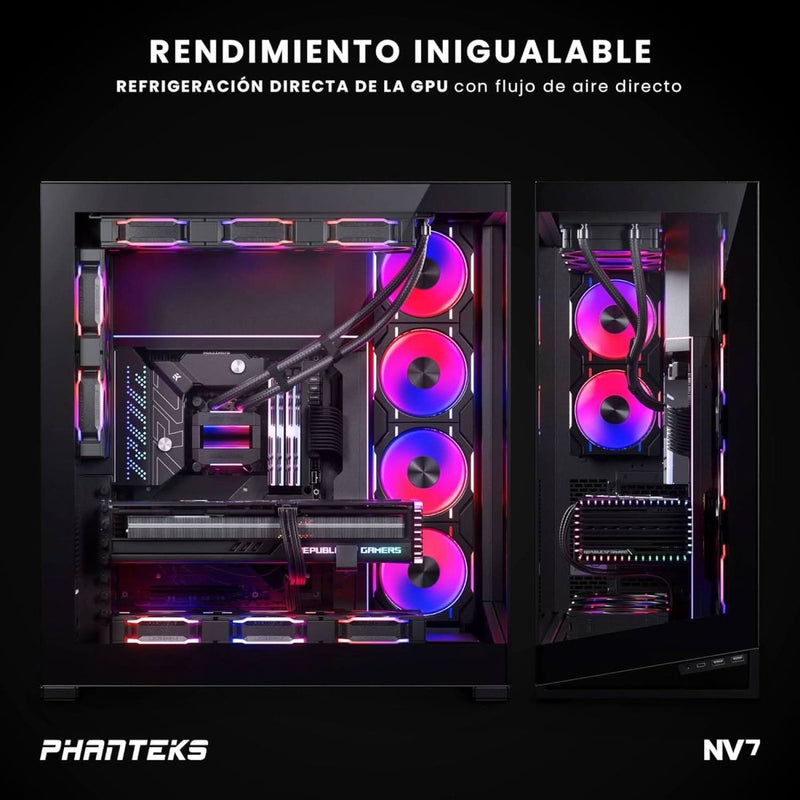 PHANTEKS NV7 TG FULL - TOWER CHASSIS (PH - NV723TG_DBK01), BLACK - SWIFT PERIPHERALS1088094