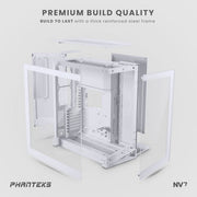 PHANTEKS NV7 TG FULL - TOWER CHASSIS (PH - NV723TG_DMW01), MATTE WHITE - SWIFT PERIPHERALS1093775