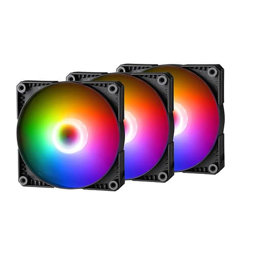 PHANTEKS SK120 DRGB CABINET FAN TRIPLE PACK BLACK - SWIFT PERIPHERALS1084859