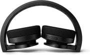 PHILIPS AUDIO TAA4216 ON - EAR SPORTS BLUETOOTH HEADPHONES WITH IP55 DUST/WATER PROTECTION, 35 HOURS PLAY TIME, COOLING & WASHABLE EAR CUPS, QUICK CHARGE, 40 MM DRIVERS AND BUILT - IN MIC (BLACK) - SWIFT PERIPHERALSTAA4216BK/00