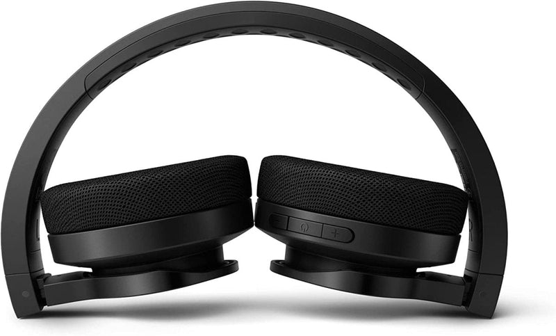 PHILIPS AUDIO TAA4216 ON - EAR SPORTS BLUETOOTH HEADPHONES WITH IP55 DUST/WATER PROTECTION, 35 HOURS PLAY TIME, COOLING & WASHABLE EAR CUPS, QUICK CHARGE, 40 MM DRIVERS AND BUILT - IN MIC (BLACK) - SWIFT PERIPHERALSTAA4216BK/00