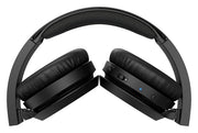 PHILIPS AUDIO TAH4205XTBK/00 BLUETOOTH 5.0, BASS BOOSTER, QUICK CHARGING UPTO 29H PLAYTIME, 32MM DRIVER, COMPACT FOLDING DESIGN BLUETOOTH WIRELESS ON EAR HEADPHONES WITH MIC (BLACK) - SWIFT PERIPHERALSTAH4205XTBK/00
