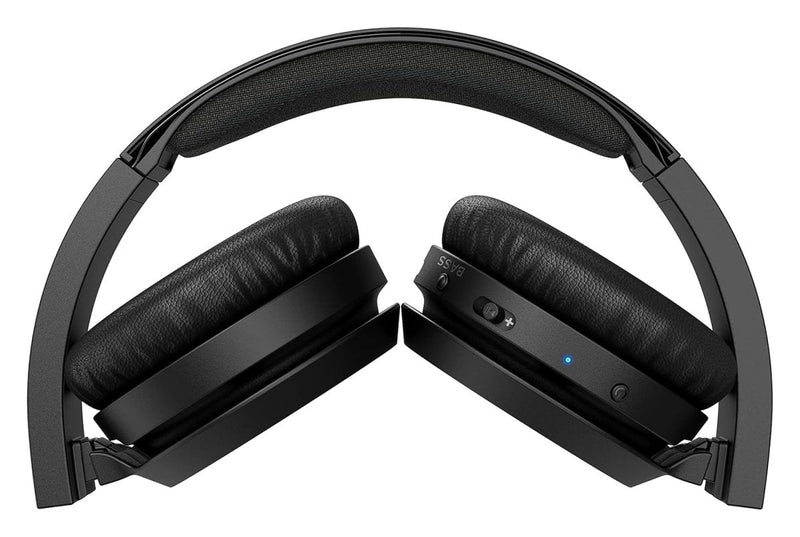 PHILIPS AUDIO TAH4205XTBK/00 BLUETOOTH 5.0, BASS BOOSTER, QUICK CHARGING UPTO 29H PLAYTIME, 32MM DRIVER, COMPACT FOLDING DESIGN BLUETOOTH WIRELESS ON EAR HEADPHONES WITH MIC (BLACK) - SWIFT PERIPHERALSTAH4205XTBK/00